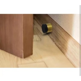 Inox Baseboard Mounted Rigid Door Stop 1-3/16 in. Dia Brass DSIX08-PVD4 (10-pack