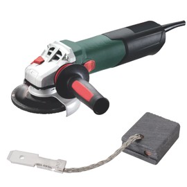 ECSiNG 4 Pieces Carbon Brush Replacement Part 316055220 0.23 Inch Width 0.487 Inch Height 0.58 Inch Length Compatible with Metabo Angle Grinder WEP 15-150 15 mm x 12.5 mm x 6 mm