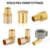 (Pack of 2) EFIELD Pex 1/2" Pex x 1/2" Female