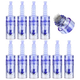 EYVRPAU Pack of 10 Dermapen Needles Replacement Derma Pen Micro Needle Cartridges for Electric Dermapen Device (36 Pins)