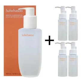 설화수 순행클렌징오일 200ml+50mlX4개 증정 Sulwhasoo Gentle Cleansing Oil 200ml + 50ml x 4 Gift