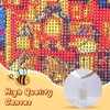 QACEYID Flamingo Flower Valley Diamond Painting Kits, 5D Colourful Aesthetics