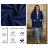 OLRIK Navy Blue Cardigan for Women Plus Size Womens Sweaters