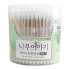 [SS62] Wooden stick one-touch round cotton swab 200EA9059 / [에스에스62]나무스틱원터치원형면봉 200EA9059