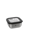 GEFU Provido Food Storage Container, 400 ml, Square, Storage Container,