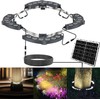 Solar Palm Tree Lights Outdoor Warm Light 3000K, Solar Spotlights