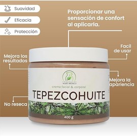 Crema Corporal De Tepezcohuite Regeneradora 400 Gr Productos Mart Mexico
