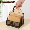 YINMIT Mail Organizer Countertop, Mail Holder with 3-Slot, Desktop Mail