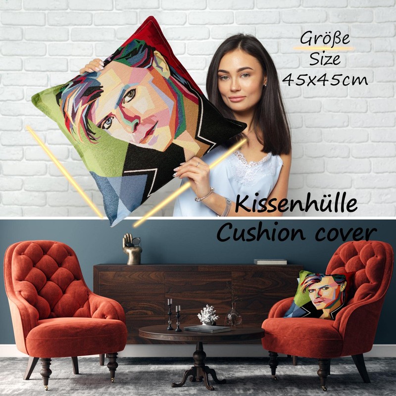 ANRO Cushion Cover Decorative Cushion Sofa Cushion Cover Tapestry David