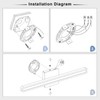 KELIDEN LED Modern Bathroom Vanity Light 15.7 inch 16W Dimmable