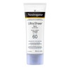 Neutrogena Suncare Neutrogena ultra Sheer Face Sunscreen Spf 60, Non-Greasy,