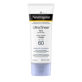 Neutrogena Suncare Neutrogena ultra Sheer Face Sunscreen Spf 60, Non-Greasy, Lightweight, 88 ml