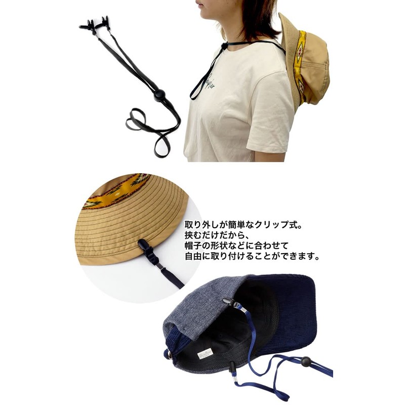 KOYOKOMA Set of 2 Hat Clips, Straps, Hat Clips, Wind
