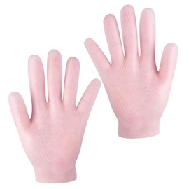CAXUSD 1pair Moisturizing Gloves for Women Anti-skid Hydrating Hand Care for Dry Skin Treatment Fits for Home Use Soft and Skin-friendly Design