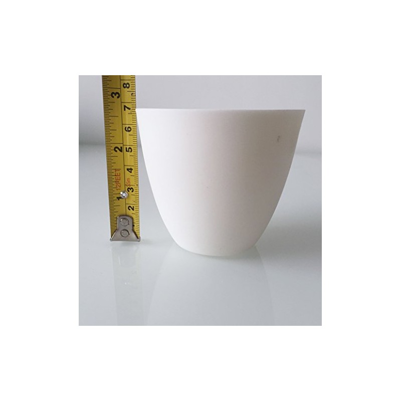 OTOOLWORLD 99.3% Alumina Crucible Al2O3 Aluminum Oxide Crucible Assay Crucible