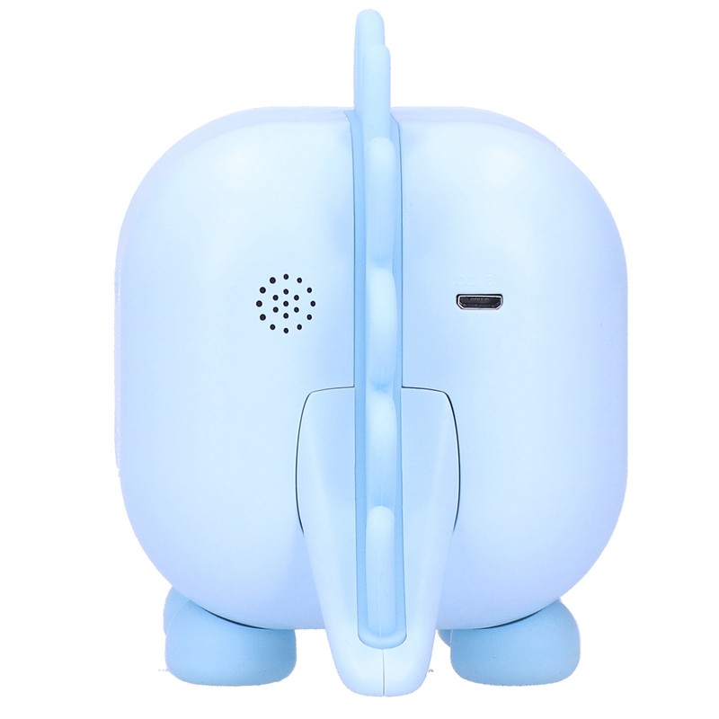 LED Alarm Clock Mini Portable Voice Control Temperature Display USB