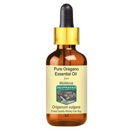 Devprayag Pure Oregano Essential Oil (Origanum vulgare) with Glass Dropper Natural Therapeutic Grade Steam Distilled 50ml (1.69 oz)