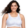 Glamorise - Sujetador Deportivo,1066, para Mujer, Blanco, 48I