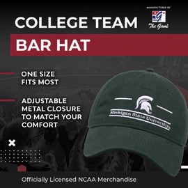 The Game Bar Hat with Adjustable Relaxed Fit for Men and Women - Embroidered Logo