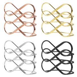 12-Piece Seat Card Holder, 8-Piece Base Holder, Desktop Business Card Holder, Message Note Holder, Card Display Stand, Wedding Seat Sign Holder