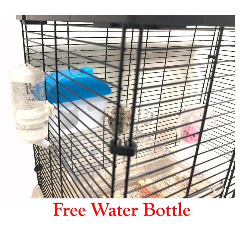 Large 3-Story Acrylic Clear Hamster Palace Cage Habitat Home for