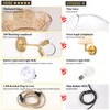 Shenmoyl Vintage Battery Operated Wall Sconces Set of Two, Wireless