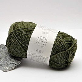 Sandnes Garn - Peer Gynt - 50 g - 91 m - Dark Green Mottled 9572, SG1101-9572