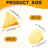 Bojueshaw 8pcs Chip Clips,Food Storage Bag Clips,Potato Shape Funny Chip