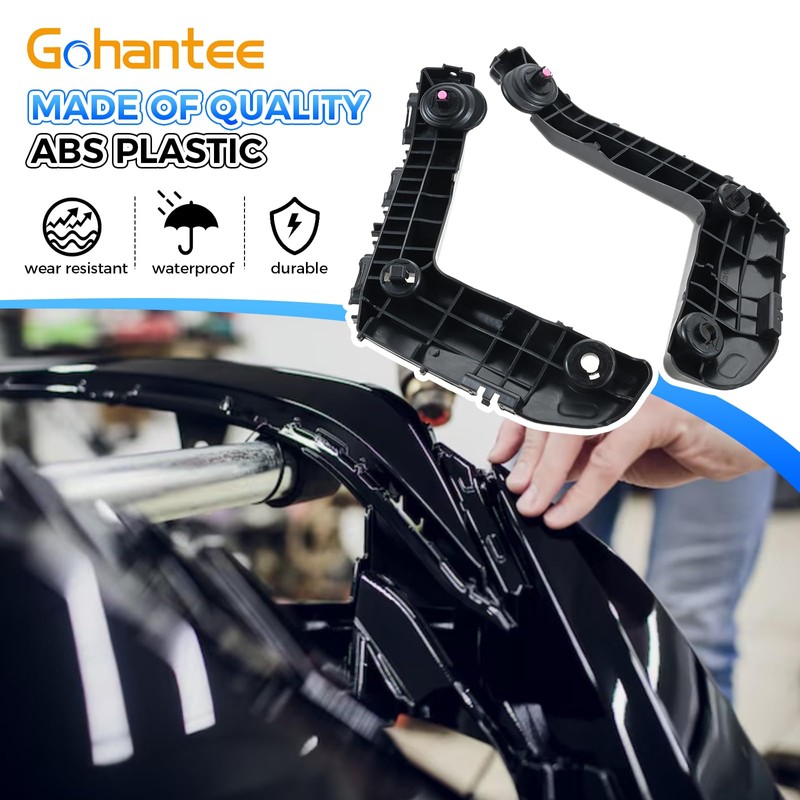 Gohantee Front Bumper Bracket Compatible with Toyota Corolla 2017 2018