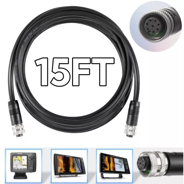 for Humminbird HELIX Series 720073-5 Ethernet Cable 15FT AS EC