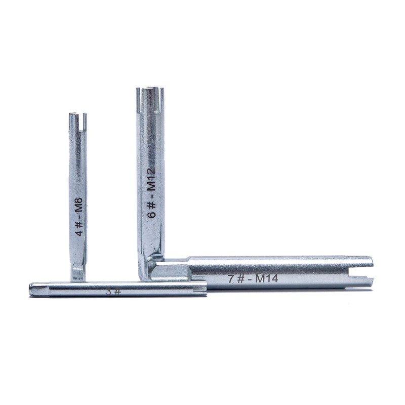 FOITECHY 10Pcs Tap Extractor 3/4 Flute Broken Head Screw Remover