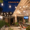 Bdrofn 2 Pack 120FT Solar String Lights Outdoor,Solar Patio Lights