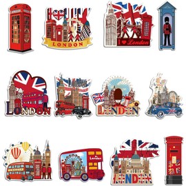 ANBOO 10 pcs London Fridge Magnets Souvenir Design Set, London Charm