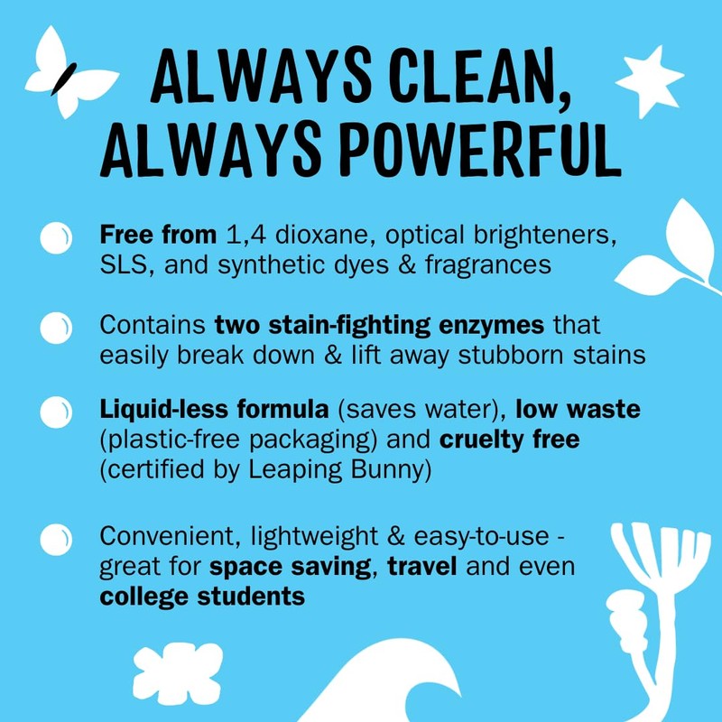 Molly’s Suds Laundry Detergent Sheets | Gentle on Sensitive Skin,