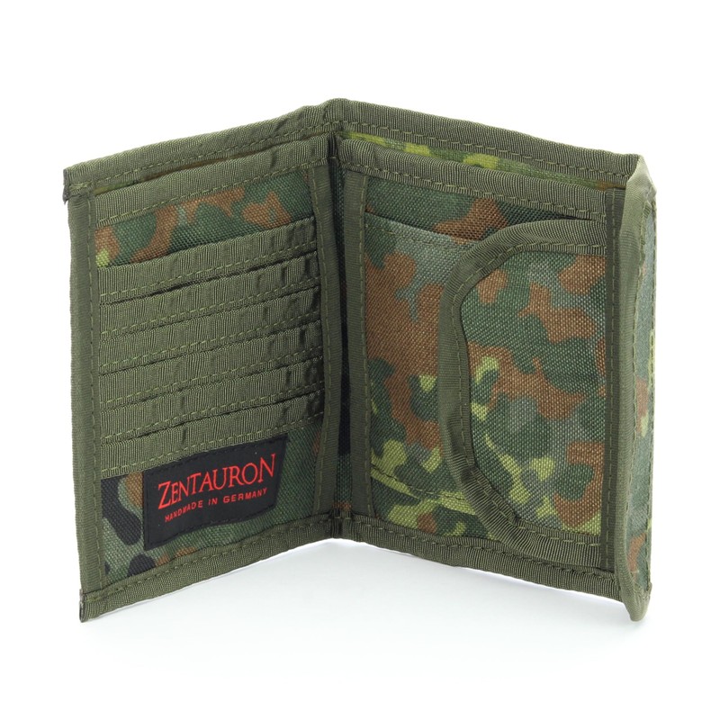 Zentauron EDC Cordura Wallet with Velcro Fastening, Note Compartment, Change