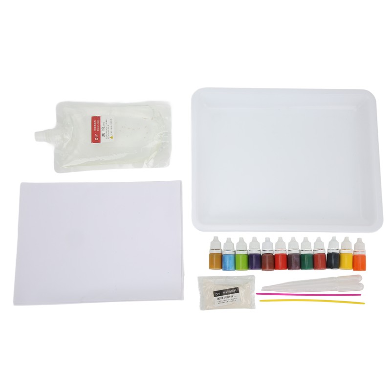Marble Painting Kit Zero Based Painting DIY Handcraft Safe Harmless