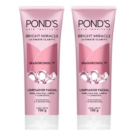 Limpiador Facial Espuma Pond Bright Miracle Niasorcinol