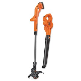 BLACK+DECKER 20V MAX* String Trimmer / Edger and Sweeper Combo Kit, 10-Inch (LCC221)