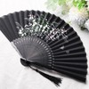 JOHOUSE JOHOUSE Boots on The Ground Hand Fan, Black Folding