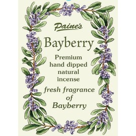 20 Sticks 11" Bayberry Hand Dipped Natural Incense by Paine's