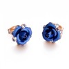 Yoursfs Women’s Rose Earrings, 18K Gold Plated, Enticing, For Both
