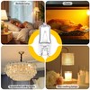 Lumlog G9 Halogen Bulbs Warm White Dimmable 25W, 12 Pcs