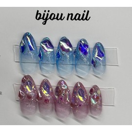 Ice Handmade Nail Tips - Square / 아이스 수제네일팁 - 스퀘어