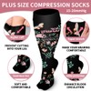 Plus Size Compression Socks for Women and Men-3 pairs Wide