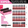 Geinxurn Impact Torx Screwdriver Bits Set, 33 Pieces 1”Magnetic S2