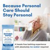 Nurture Rinse Free Bathing Wipes for Adults w/Aloe | Waterless