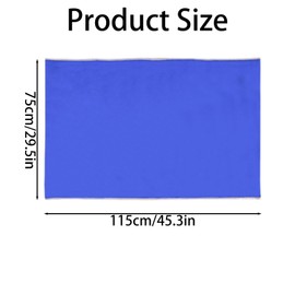 Slide Sheets for Moving Patients on Bed, Sliding Sheets for Bed Mobility, Patient Transfer Slide Sheet for Hospitals, Home Care, Cars, Wheelchairs, Elderly and Disabled, Blue, 75x115cm