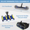Poolvio Upgraded Pool Cleaning Kit – Weighted Vacuum Head with