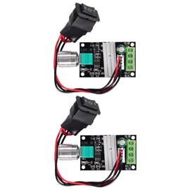Diitao 2PCS Motor Speed Controller 6V 12V 24V 28V 3A 80W DC Motor Speed Controllers Adjustable PWM Speed Controller Reversible Switch 1203BB DC Motor Driver Reversing