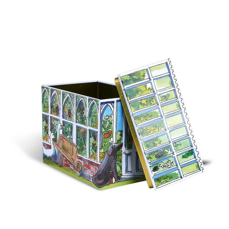 Emma Bridgewater - Green House Shaped Tin 120 x 135